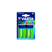 Lot de 2 piles rechargeables ni-mh hr20 d 1.2v 3000mah d'origine