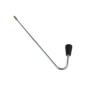 Lance courbe en métal d'origine