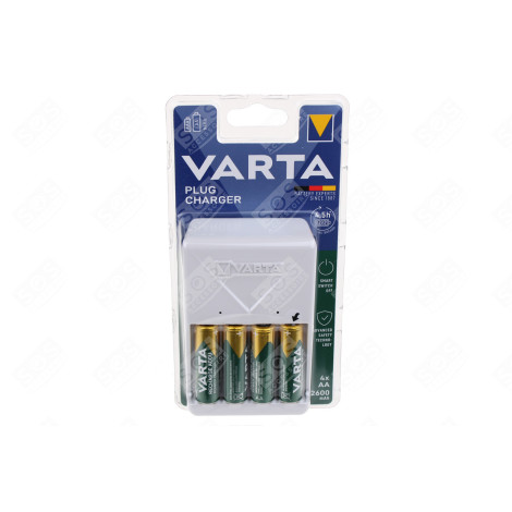 CHARGEUR BATTERIE AVEC 4 PILES AA 2600 MAH INCLUSES D'ORIGINE ÉLECTRICITÉ, DOMOTIQUE - 57657101461