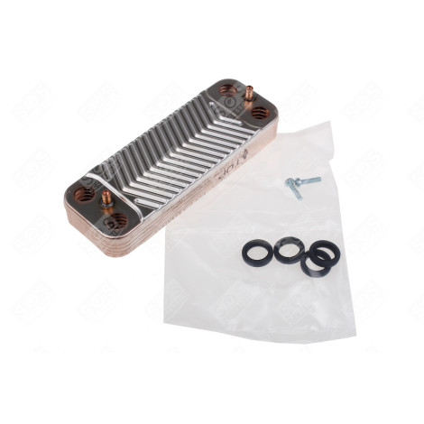ECHANGEUR SANITAIRE / THERMIQUE SAN - 10PLAQUES - THEMACLASSIC C/F 24/25 D'ORIGINE CHAUFFE-EAU - S1005800
