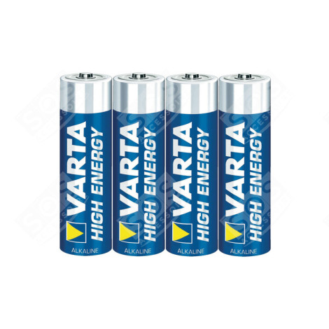 LOT DE 4 PILES VARTA HIGH ENERGY AA - LR6 D'ORIGINE ACCESSOIRES ET ENTRETIEN - 4906121354