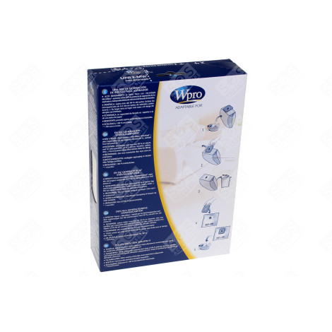 LOT DE 4 SACS AVEC FILTRE MOTEUR D'ORIGINE ASPIRATEUR - 481281718708