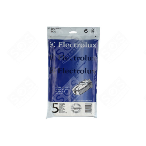 LOT DE 5 SACS D'ORIGINE E5 D'ORIGINE ASPIRATEUR - 9001959577