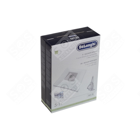 LOT DE 5 SACS + 1 FILTRE DLS28 D'ORIGINE D'ORIGINE ASPIRATEUR - 5519110341