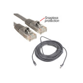 Câble ethernet 15m - cat5e 350mhz - rj45 (m) grey