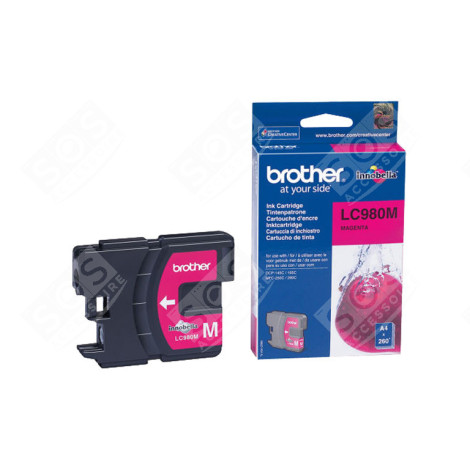 BROTHER LC-980M INK TANK MAGENTA D'ORIGINE ACCESSOIRES ET ENTRETIEN - BRO22079