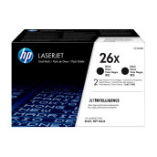 Hp toner 26x black duo pack high yield d'origine