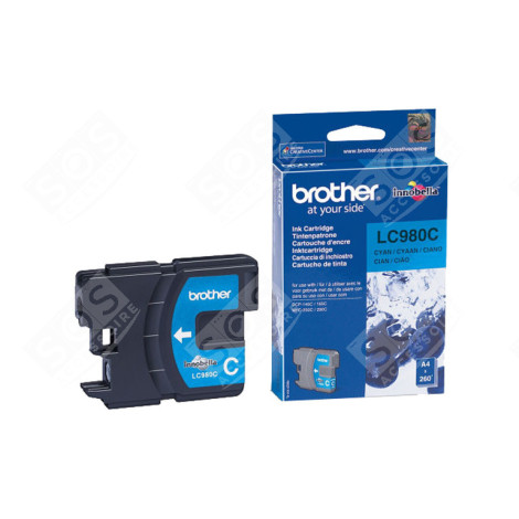 BROTHER LC-980C INK TANK CYAN D'ORIGINE ACCESSOIRES ET ENTRETIEN - BRO22078