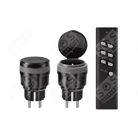 KIT DE PRISES POUR L'EXTÉRIEUR D'ORIGINE ÉLECTRICITÉ, DOMOTIQUE - 73258