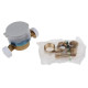 COMPTEUR D'EAU POUR EAU FROIDE 743 - 3/4" - 5M3 - 30°C AVEC RACCORDS SANITAIRE - 743F3450