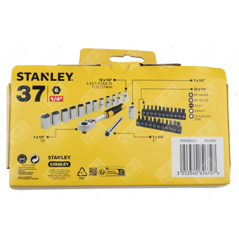 DOUILLES EN ACIER JEU 36 PIECES ACCESSOIRES ET ENTRETIEN - STMT826720