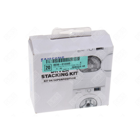 KIT D'EMPILAGE POUR SÈCHE-LINGE ET MACHINE À LAVER D'ORIGINE MACHINE À LAVER, LAVE-LINGE - DC98-01330D