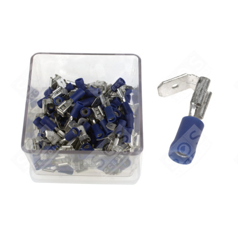 BOITE DE 100 CLIPS ISOLER 1,5-2,5MM 6.3MM ÉLECTRICITÉ, DOMOTIQUE - 110252