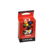 Lexmark cartridge 10n0227 couleur n° 27 hc d'origine