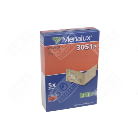 LOT DE 5 SACS D'ORIGINE H18 / H4 3051P D'ORIGINE ASPIRATEUR - 9001961706