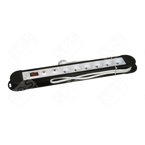 MULTIPRISE CORDON 6X16A AVEC INTERRUPT.+SECURITE ÉLECTRICITÉ, DOMOTIQUE - 105216