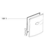Joint de porte magnétique (partie congélateur) repère 1911