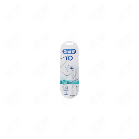 IO SPECIALISED CLEAN - PACK 2 D'ORIGINE BROSSE À DENTS ÉLECTRIQUE - 4210201416654