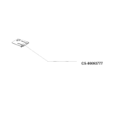 Plaque indication thermostat d'origine