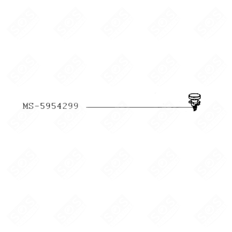 BOUTON/MARCHE-ARRET D'ORIGINE TRANCHEUSE - MS-5954299