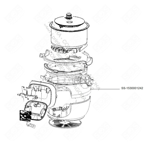 CORPS SUPÉRIEUR CUISEUR VAPEUR - SS-1530001242, SS1530001242