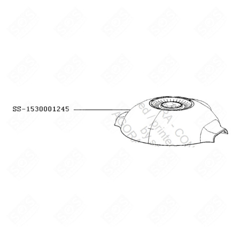 COUVERCLE SUPÉRIEUR CUISEUR VAPEUR - SS-1530001245, SS1530001245