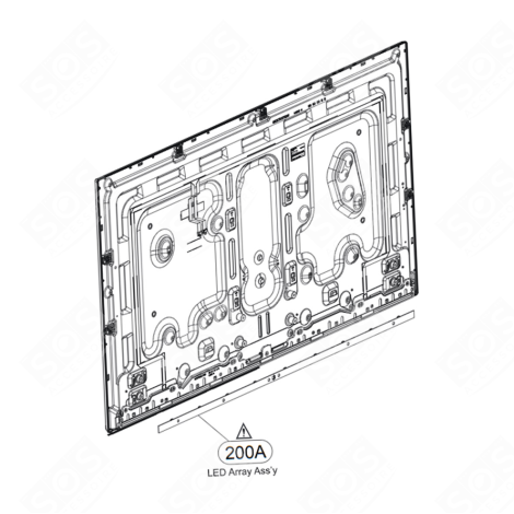 KIT BARRE LED (REPÈRE 200A) TÉLÉVISION - AGM76872102
