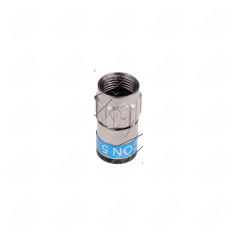 LOT DE 100 CONNECTEURS FEMELLE À COMPRESSION F56-5 D'ORIGINE TÉLÉVISION - TR153264