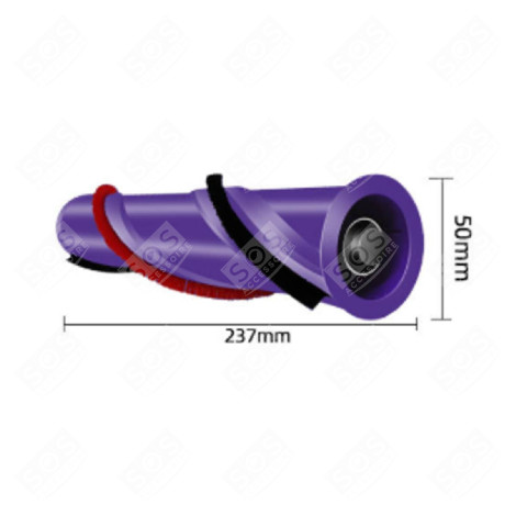 ROULEAU DE BROSSE, EMBOUT 237 X 50 MM ASPIRATEUR - 969569-01