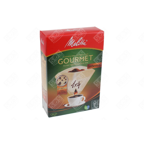 LOT DE 80 FILTRE CAFE GOURMET INTENSE D'ORIGINE D'ORIGINE CAFETIÈRE, MACHINE À CAFÉ - 6687731