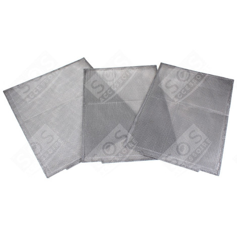 LOT DE 3 FILTRES MÉTALLIQUES HOTTE - 00356120