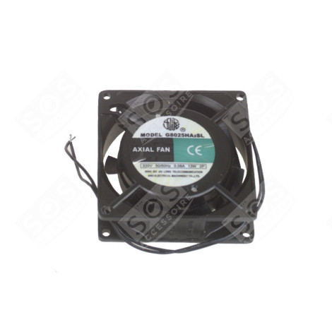 VENTILATEUR 80X80X25MM -13W FRIGO, RÉFRIGÉRATEUR, CONGÉLATEUR - 3664061231510