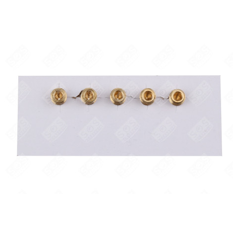 LOT DE 5 INJECTEURS BUTANE 8MB FOUR, CUISINIÈRE - 8014025026909