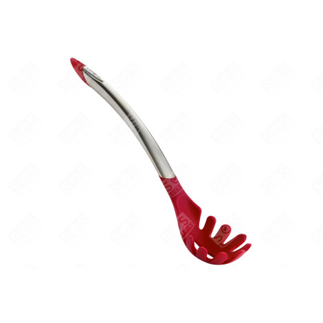CUILLÈRE À PÂTES (AVEC SILICONE) - ROUGE - 35 CM D'ORIGINE USTENSILE DE CUISINE - 7112512