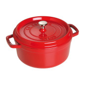 Cocotte ronde - 24cm - cerise - 3.8 ltr d'origine