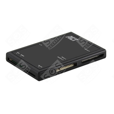 ACT AC6370 LECTEUR DE CARTES USB 3.2, SD/MICROSD/SDHC, NOIR INFORMATIQUE - ACTAC6370