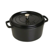 Cocotte ronde - 28cm - noir