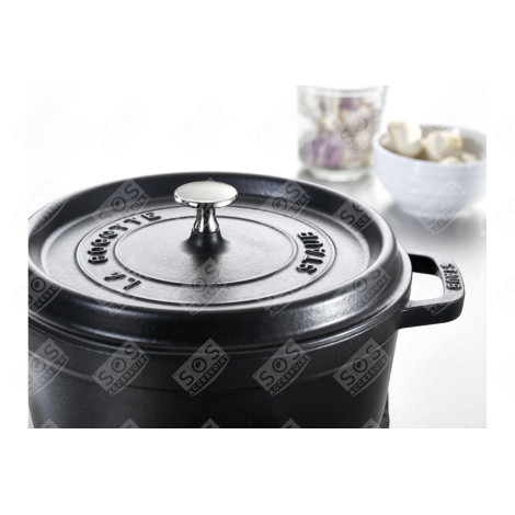 COCOTTE RONDE - 28CM - NOIR USTENSILE DE CUISINE - 1102825