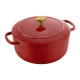BELLAMONTE RONDE COCOTTE 20 CM - ROOD USTENSILE DE CUISINE - 1023092