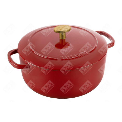 BELLAMONTE RONDE COCOTTE 20 CM - ROOD USTENSILE DE CUISINE - 1023092