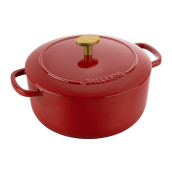 Bellamonte ronde cocotte 20 cm - rood