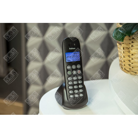 TÉLÉPHONE DECT SOLO, NOIR D'ORIGINE TÉLÉPHONIE, SMARTPHONE - PDX300