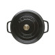 COCOTTE RONDE - 24CM - NOIR USTENSILE DE CUISINE - 1102425