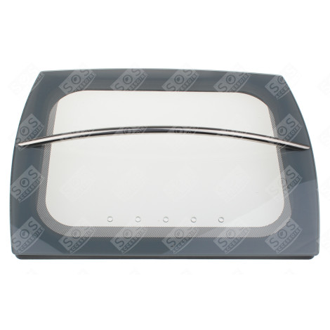 COUVERCLE EN VERRE TREMPÉ AVEC POIGNÉE INOX D'ORIGINE USTENSILE DE CUISINE - D82412