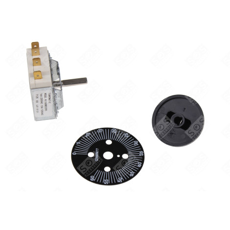 MINUTERIE 60 MIN MECH. 4 CONT. BIPOLAIR FOUR, CUISINIÈRE - 36640610520006