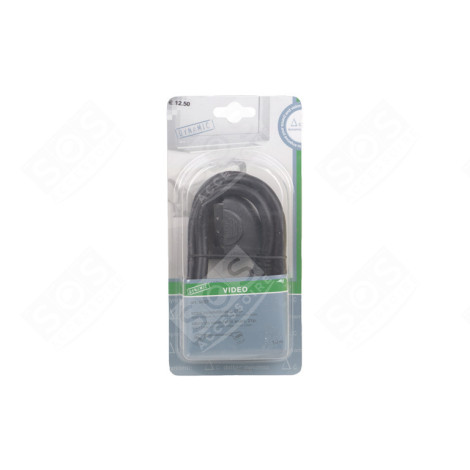 CÂBLE DE CONNEXION SCART, 21P, SCART M TO SCART M D'ORIGINE TÉLÉVISION - 6627