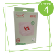 LOT DE 4 BOÎTES DE 4 SACS TYPE G 270 X 60 MM ASPIRATEUR - 00576334,17000940