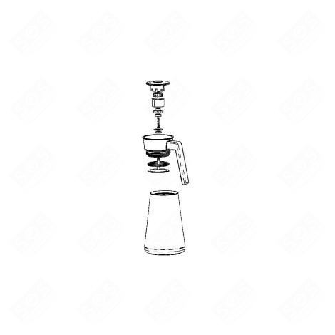 POT THERMOS COMPLET CAFETIÈRE, MACHINE À CAFÉ - FS-1000050670, FS1000050670