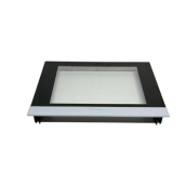 Ensemble verre avec poignée et charnière (repère 178p)