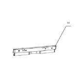 Bandeau de commande (repère 14)